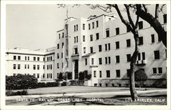 Santa Fe Railway Coast Lines Hospital Los Angeles, CA Postcard Postcard Postcard