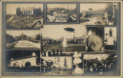 AYPE Multi-View 1909 Alaska Yukon-Pacific Exposition Postcard Postcard Postcard