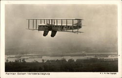 Farman Goliath Verkeersvliegtuig Aircraft Postcard Postcard Postcard