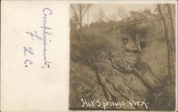 Man near Bridge Postcard