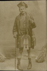 Man in Kilt Postcard Postcard Postcard