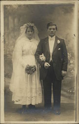 Bride and Groom Postcard