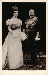 T. M. King Edward VII and Queen Alexandra Postcard