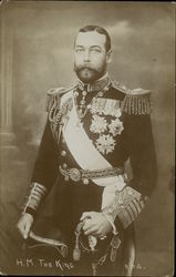 H.M. The King George V Royalty Postcard Postcard Postcard