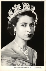 H.M. Queen Elizabeth II. Royalty Postcard Postcard Postcard