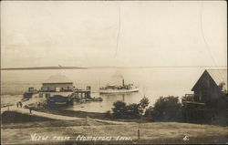 View from Northport Inn Bayside, ME Boats, Ships Postcard Postcard Postcard