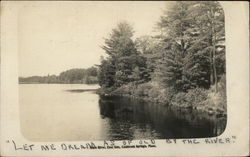 Ware River, East Side Coldbrook Springs, MA Postcard Postcard Postcard