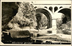 Railroad Bridge Postcard