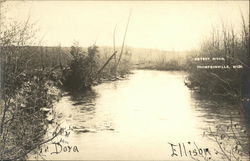 Scenic View of Betsey River Postcard