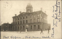 Post Office Port Huron, MI Postcard Postcard Postcard