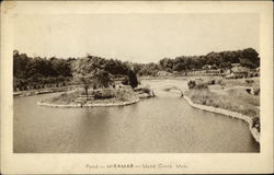 Pond, Miramar Postcard