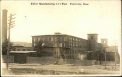 Fisher Manufacturing Co's Plant Fisherville, MA Postcard Postcard Postcard