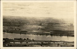 Connecticut River and Northampton from Mt. Holyoke Massachusetts Postcard Postcard Postcard