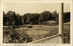 View from West Porch, The Northfield East Northfield, MA Postcard Postcard Postcard