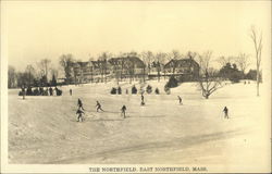 The Northfield Winter Scene East Northfield, MA Postcard Postcard Postcard