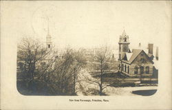 View from the Parsonage Princeton, MA Postcard Postcard Postcard