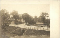 Main Street Looking West from "The Brookside" Postcard