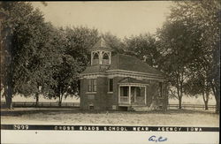 Cross Roads School near Agency Iowa Postcard Postcard Postcard