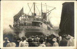 Steamer Day - Departure of the Calawaii Honolulu, HI Postcard Postcard Postcard