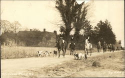 Hunting Party Southern Pines, NC Postcard Postcard Postcard