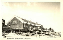 Summit House on Mount Washington White Mountains, NH Postcard Postcard Postcard