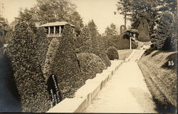 Hunnewell Italian Gardens Wellesley, MA Postcard Postcard Postcard