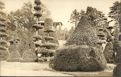 Hunnewell's Italian Garden Wellesley, MA Postcard Postcard Postcard