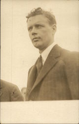 Charles Lindbergh, 1927 Postcard