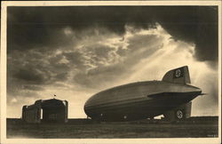 Luftschiff LZ 129 "Hindenburg" Nazi Airships Postcard Postcard Postcard