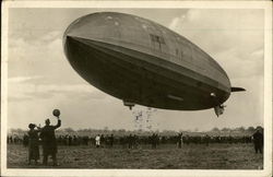 Luftriese L.Z.129 Zeppelin Airships Postcard Postcard Postcard