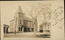 Town Hall Medfield, MA Postcard Postcard Postcard