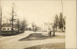 Town Hall and Monument Postcard