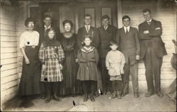 Antique Family Photograph Falls Village, CT Postcard Postcard Postcard