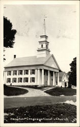 Hampton Congregational Church Churches Postcard Postcard Postcard