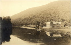 Housatonic River and Kent School Postcard