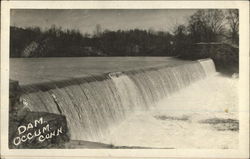 View of Dam Postcard