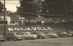 Photo of Cars and the word Rockville Postcard Postcard Postcard