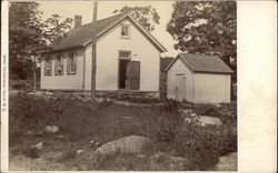 House and Shed - Torrington? Postcard