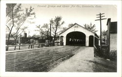 Covered Bridge and Upson Nut Co. Unionville, CT Postcard Postcard Postcard