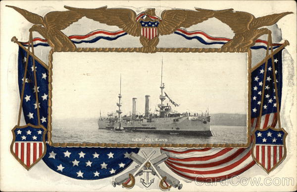 The New Orleans Navy Postcard