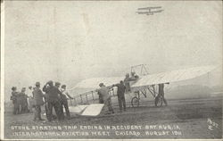 Arthur Stone, International Aviation Meet, Chicago, August 1911 Postcard