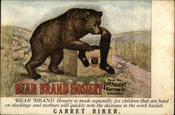 Bear Brand Hosiery Paramount Knitting Co. Chicago Advertising Postcard Postcard Postcard