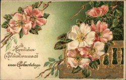 Herzlichen Gluckwuusch Greetings Postcard Postcard Postcard