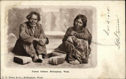 Lummi Indians, Bellingham, Wash. Native Americana Postcard Postcard Postcard