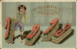 Happy New Year, 1913 Postcard