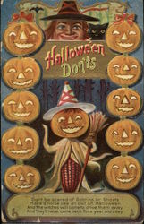 Halloween Don'ts Postcard