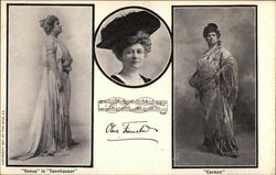 Olive Fremstad Photos in Operatic Costumes Postcard