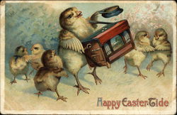 Easter Chicks With Chicks Postcard Postcard Postcard