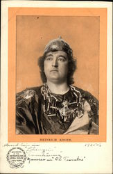 Heinrich Knote in Costume Opera Postcard Postcard Postcard