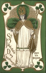 St Patrick's Day Greetings St. Patrick's Day Postcard Postcard Postcard